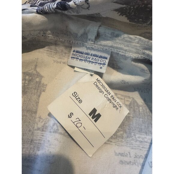 VTG Michigan Rag Co Lighthouse Hooded Jacket NWT – Men’s Medium / Unisex Coastal - Picture 3 of 16